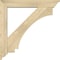 Ekena Millwork Imperial Traditional Rough Sawn Bracket w/ Offset Brace, Douglas Fir, 6"W x 34"D x 34"H BKT0604X34X34IMP01RDF - alternate 2